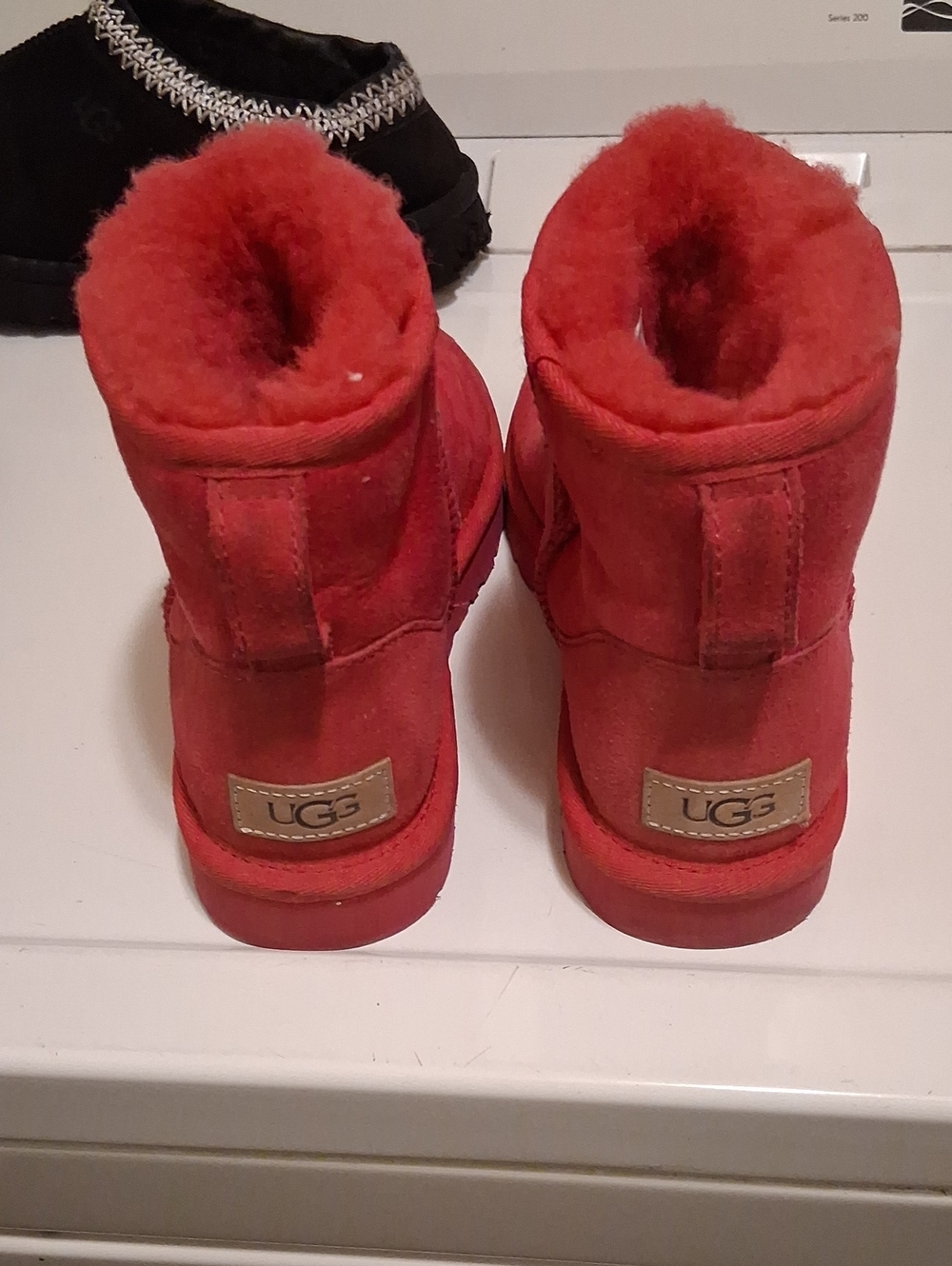 UGG Red Sheepskin Classic Short Boots